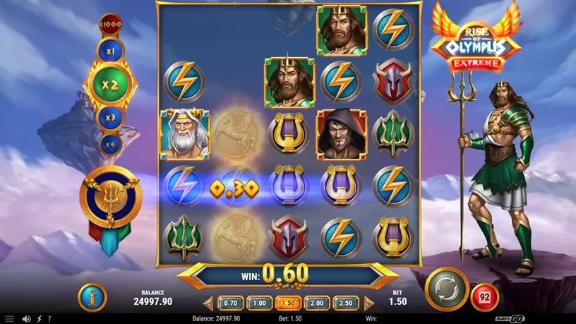 Rise of Olympus Extreme slot screenshot 2