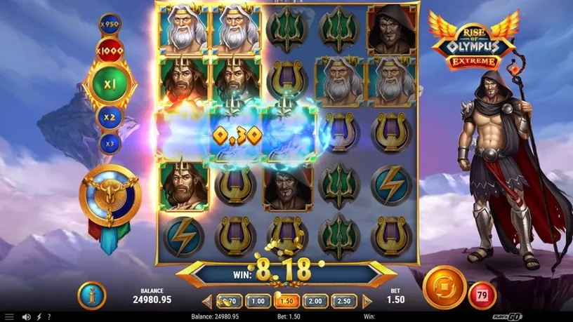 Rise of Olympus Extreme slot screenshot 4
