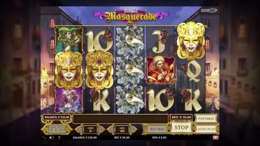 Royal Masquerade slot screenshot 1