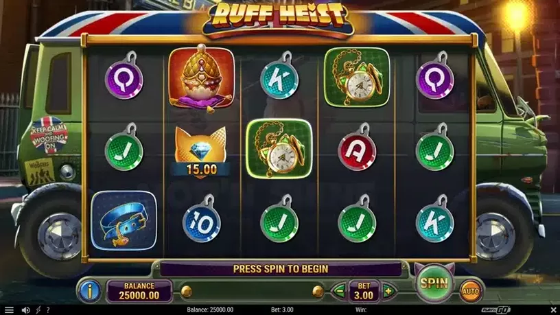 Ruff Heist slot screenshot 1