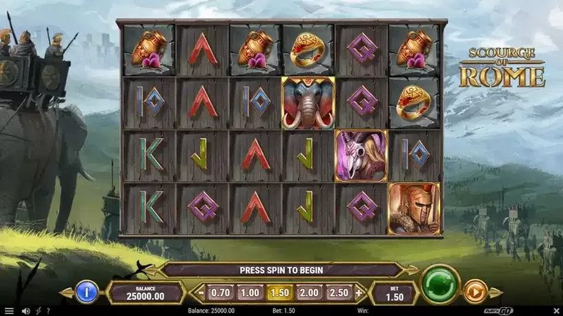 Scourge of Rome slot screenshot 1