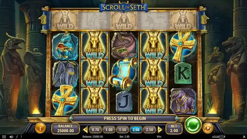 Scroll of Seth slot screenshot 1