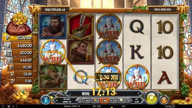 Sherwood Gold slot screenshot 8