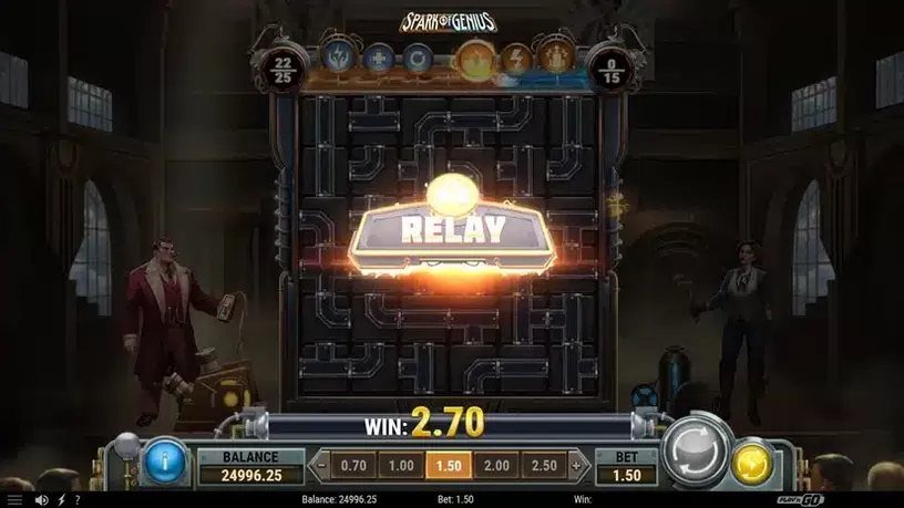 Spark of Genius slot screenshot 4