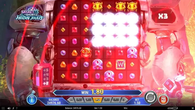 Sparky and Shortz Hidden Joules slot screenshot 3