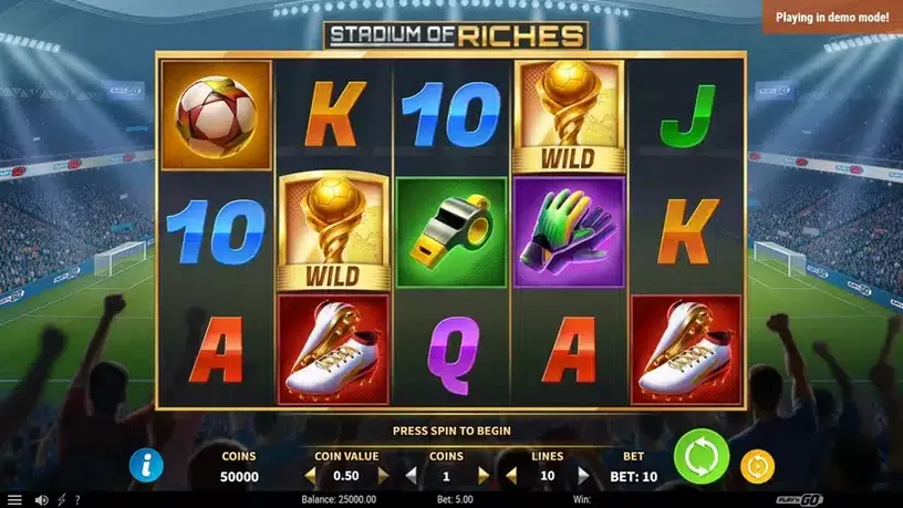 Stadium of Riches slot screenshot 1