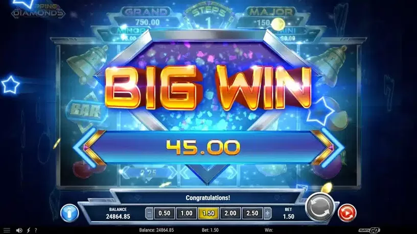 Stepping Diamonds slot screenshot 5