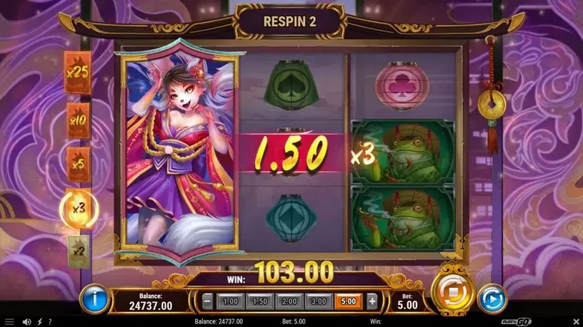 Tale of Kyubiko slot screenshot 5