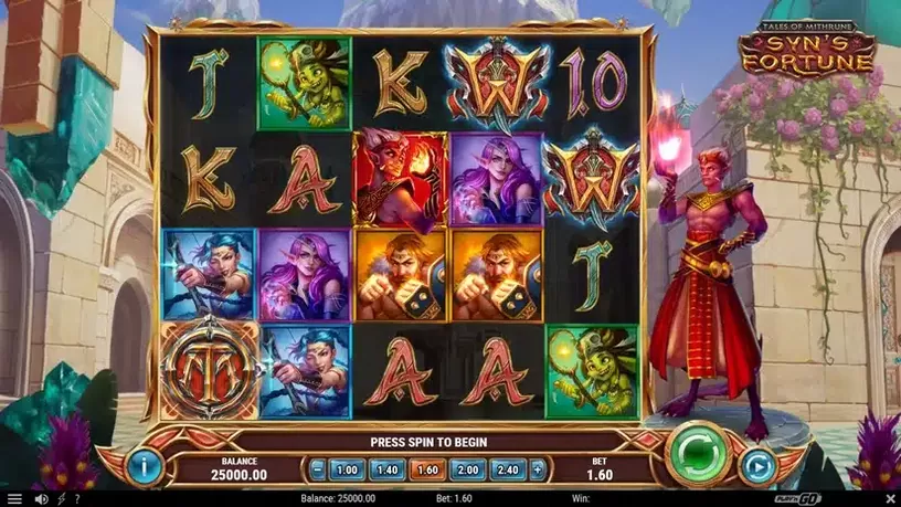 Tales of Mithrune Syn’s Fortune slot screenshot 1