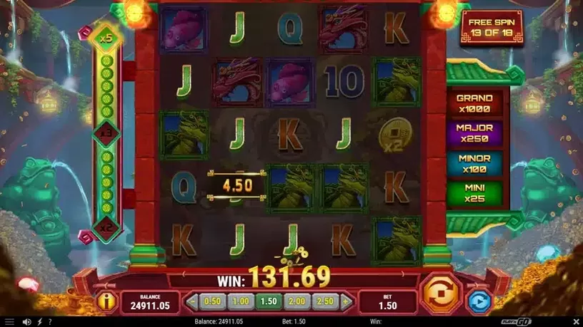 Temple of Prosperity slot screenshot 7