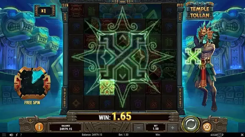 Temple of Tollan slot screenshot 4