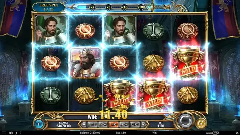 The Sword and the Grail Excalibur slot screenshot 5