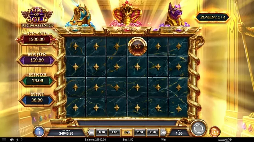 Tomb of Gold Reimagined slot screenshot 3