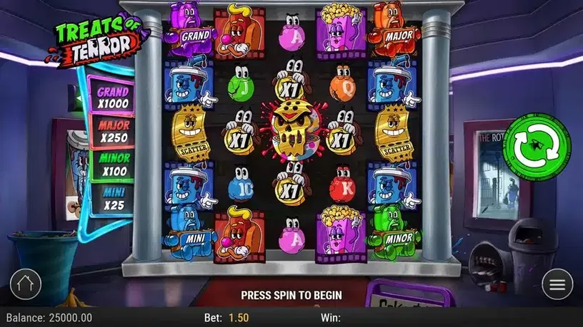 Treats of Terror slot screenshot 1