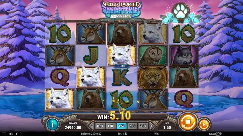 Wild North Radiant Skies slot screenshot 3