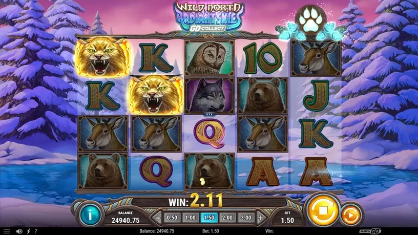 Wild North Radiant Skies slot screenshot 4