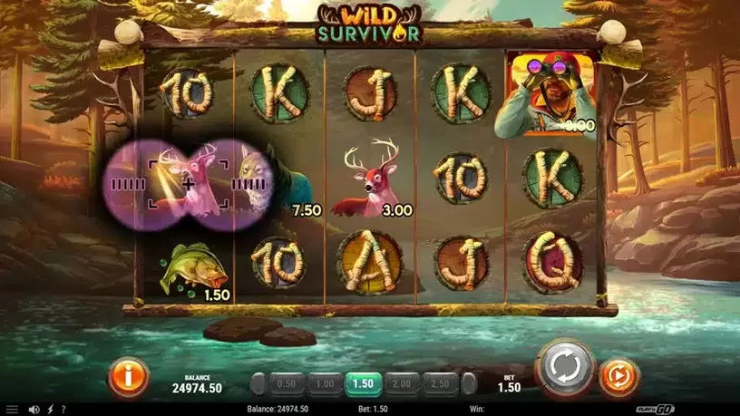 Wild Survivor slot screenshot 3