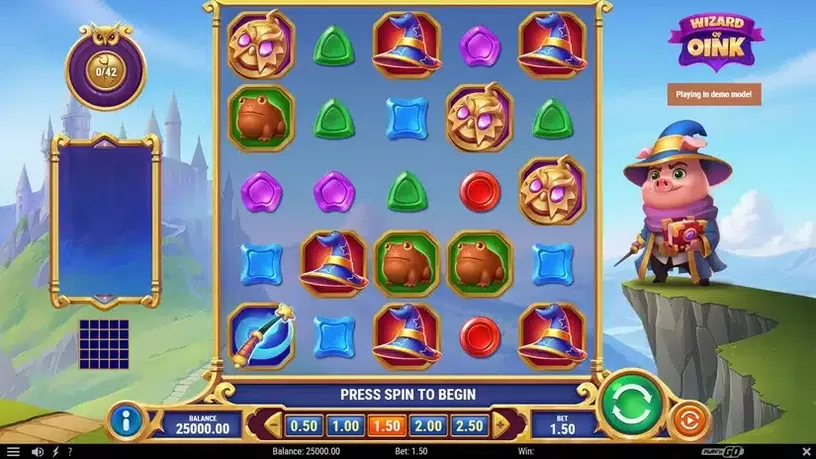 Wizard of Oink slot screenshot 1