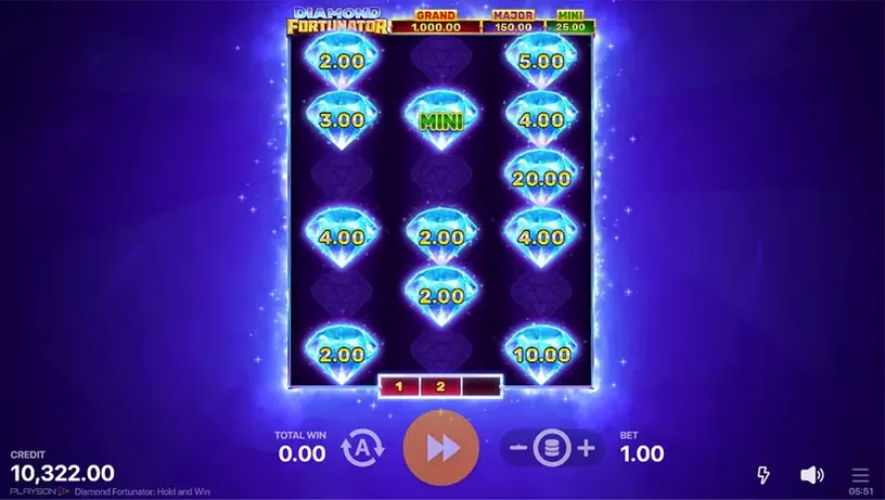 Diamond Fortunator: Hold and Win slot screenshot 6