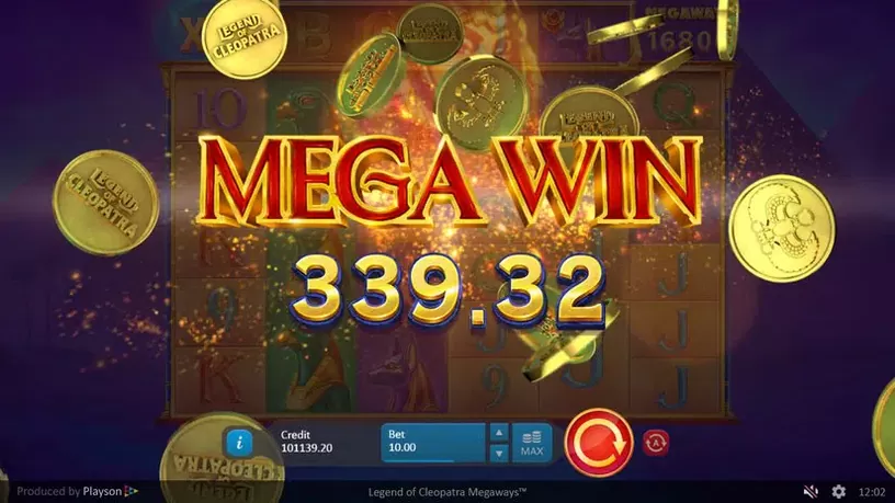 Legend of Cleopatra Megaways slot screenshot 9