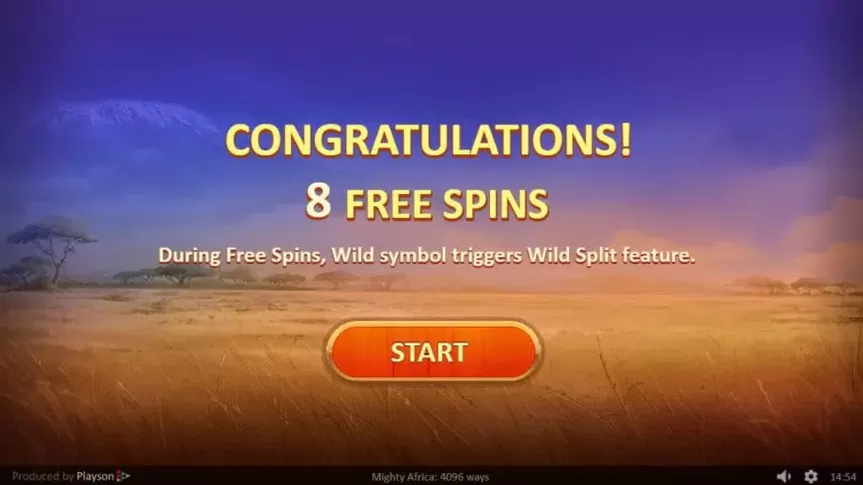 Mighty Africa slot screenshot 3