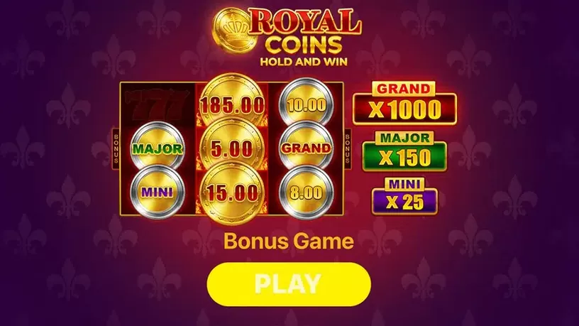 Royal Coins Hold and Win slot screenshot 1