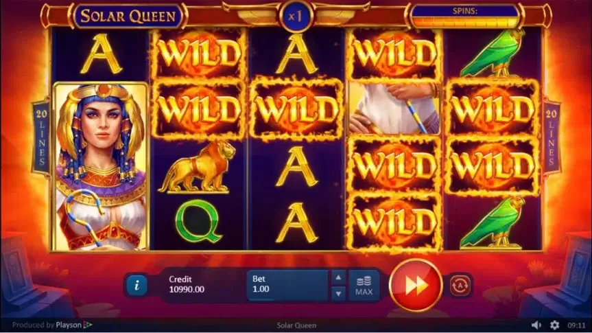 Solar Queen slot screenshot 3