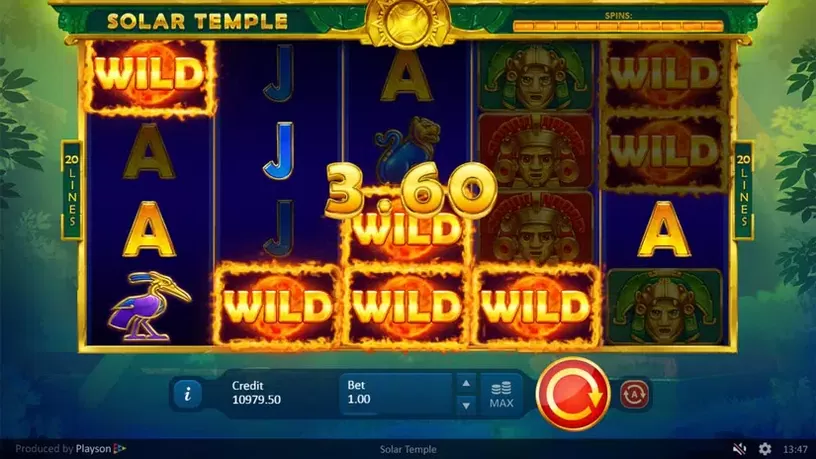 Solar Temple slot screenshot 4