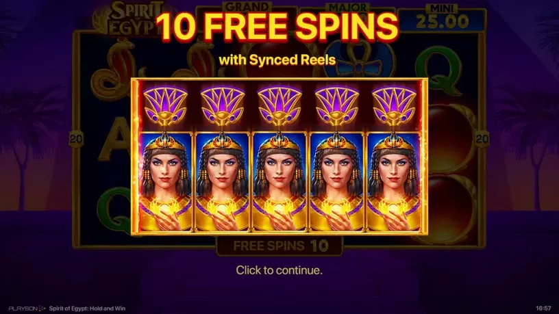 Spirit of Egypt: Hold and Win slot screenshot 5
