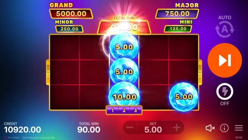 Ultra Fortunator: Hold and Win slot screenshot 4