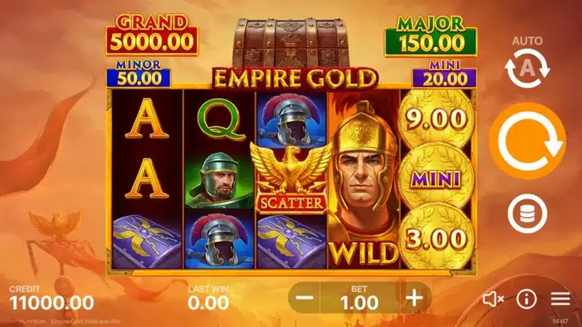 Empire Gold: Hold and Win slot screenshot 1