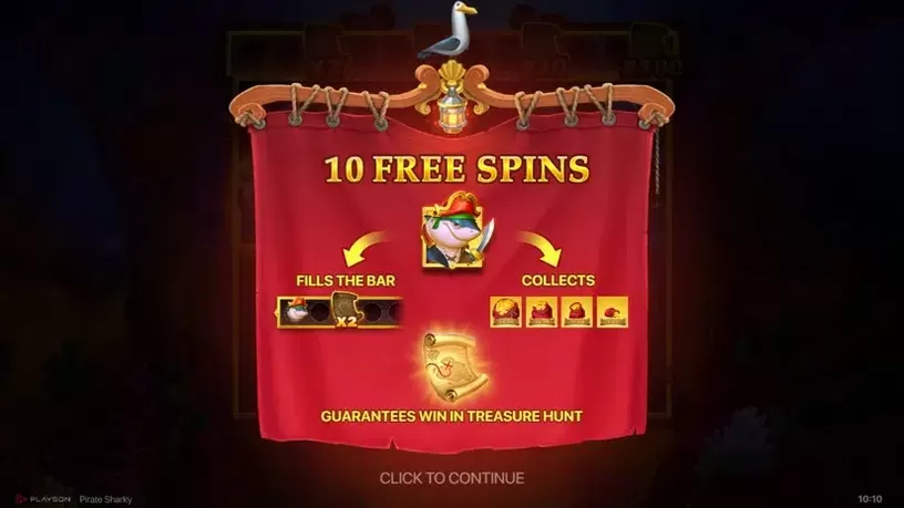 Pirate Sharky slot screenshot 4