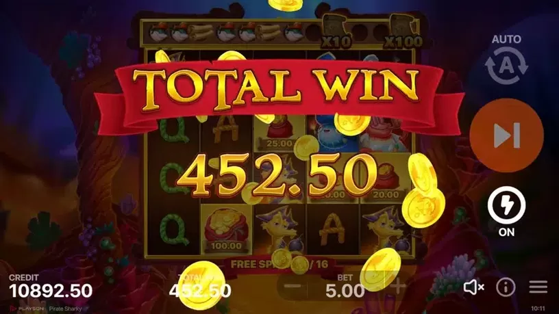 Pirate Sharky slot screenshot 8