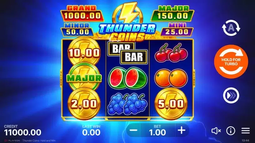Thunder Coins: Hold and Win slot screenshot 1