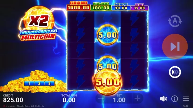 Thunder Coins XXL: Multicoin slot screenshot 3