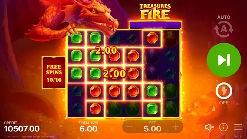 Treasures of Fire: Scatter Pays slot screenshot 5