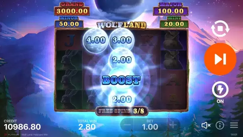 Wolf Land: Hold and Win slot screenshot 5