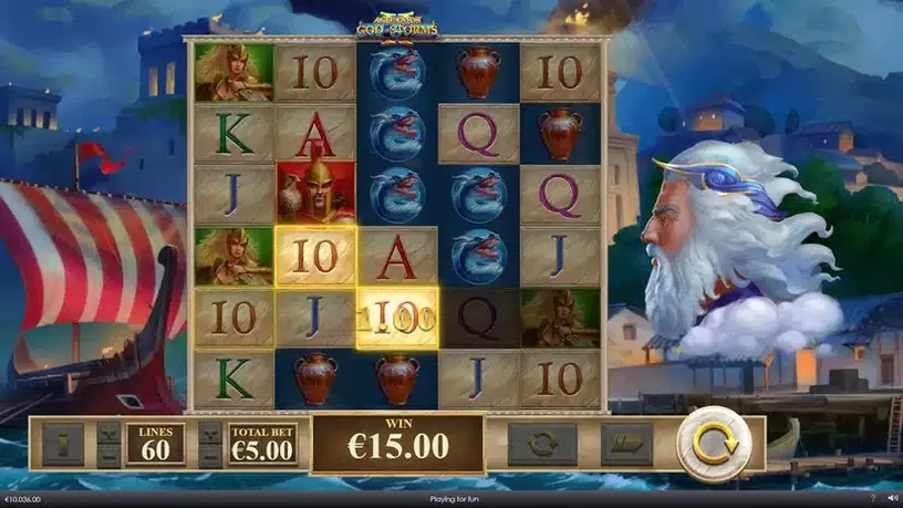 Age Of The Gods God Of Storms 2 slot screenshot 4