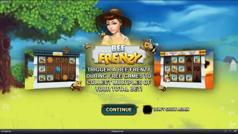 Bee Frenzy slot screenshot 1