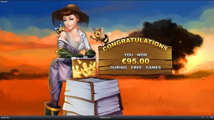 Bee Frenzy slot screenshot 6
