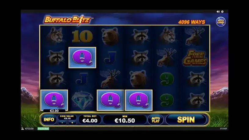 Buffalo Blitz slot screenshot 3