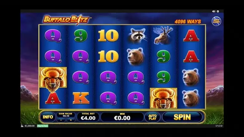 Buffalo Blitz slot screenshot 1