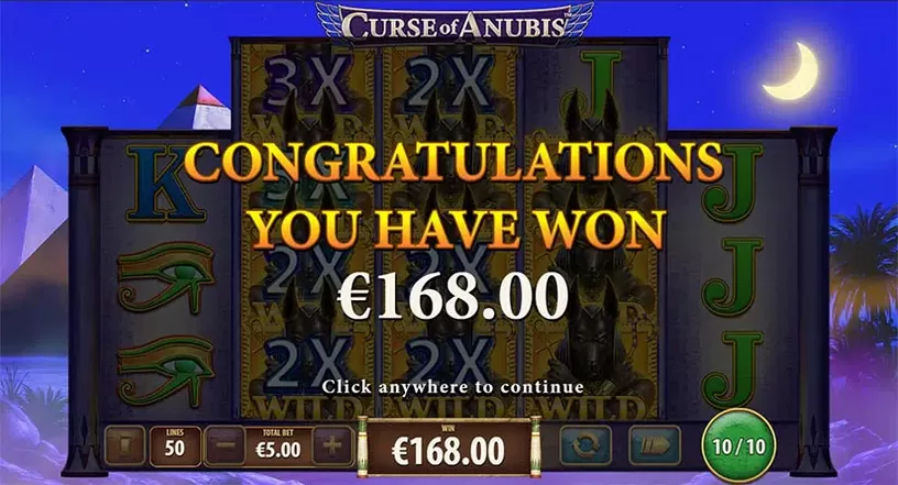 Curse of Anubis slot screenshot 5