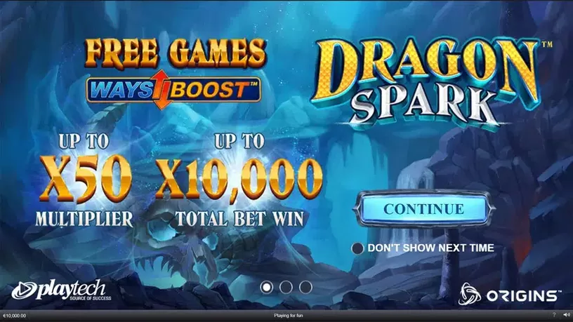 Dragon Spark slot screenshot 1