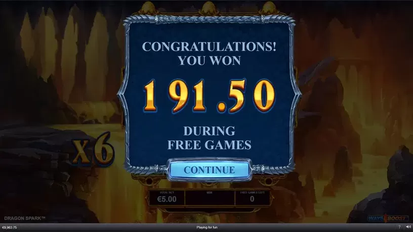 Dragon Spark slot screenshot 5