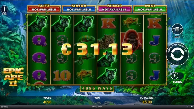 Epic Ape 2 slot screenshot 4