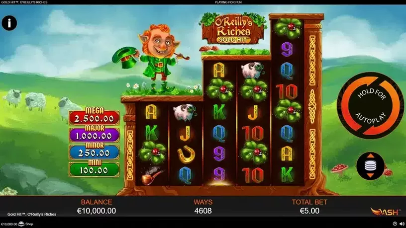 Gold Hit O’Reilly’s Riches slot screenshot 1