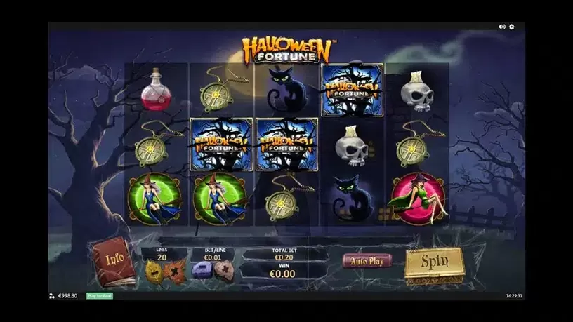 Halloween Fortune slot screenshot 1