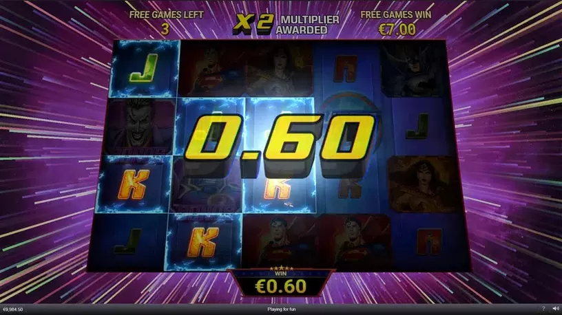Justice League Comic slot screenshot 8