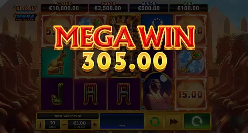 Khonsu God of Moon Mega Fire Blaze slot screenshot 5